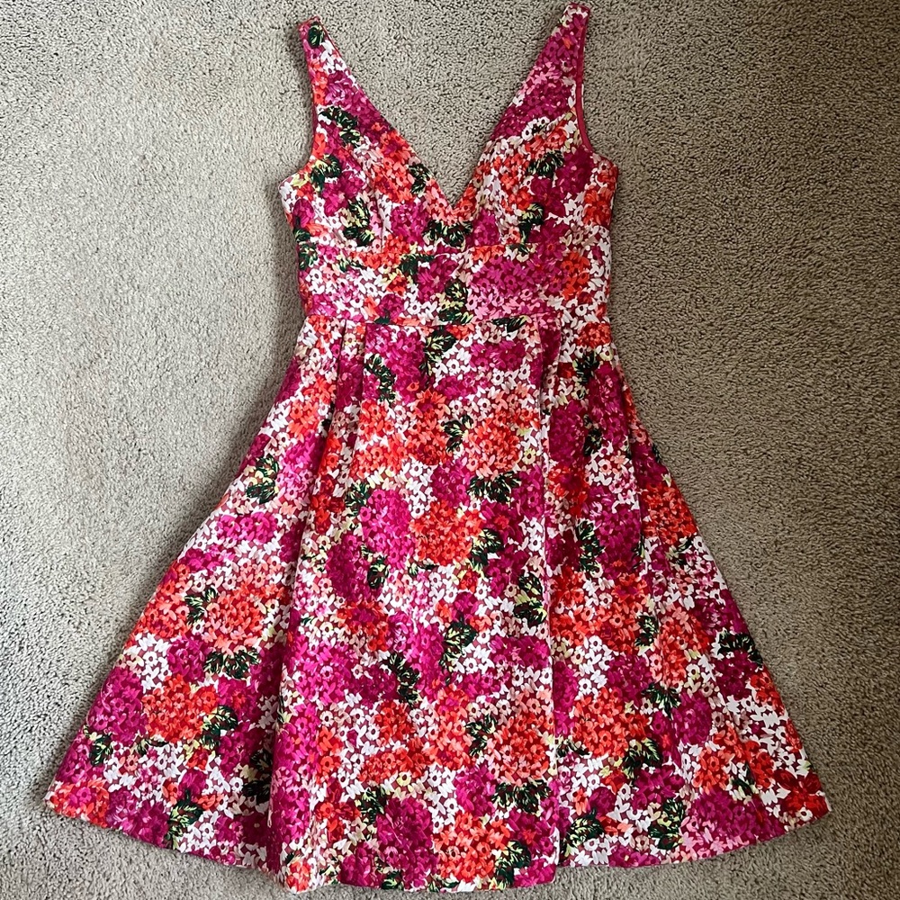 Monique Lhuillier Floral dress